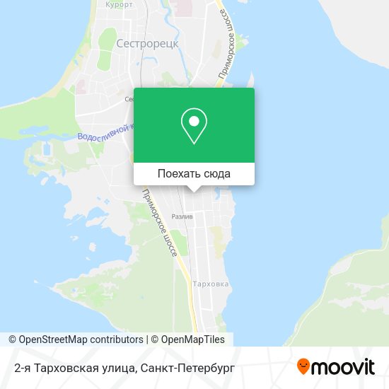 Карта 2-я Тарховская улица