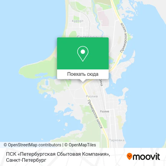Карта ПСК «Петербургская Сбытовая Компания»