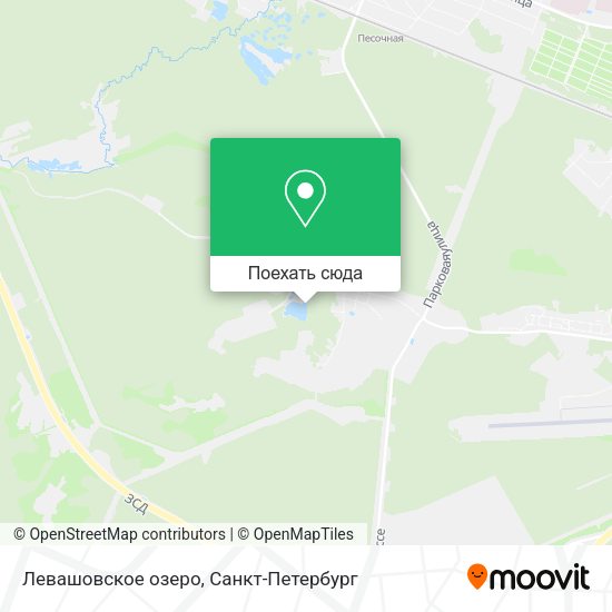 Карта Левашовское озеро