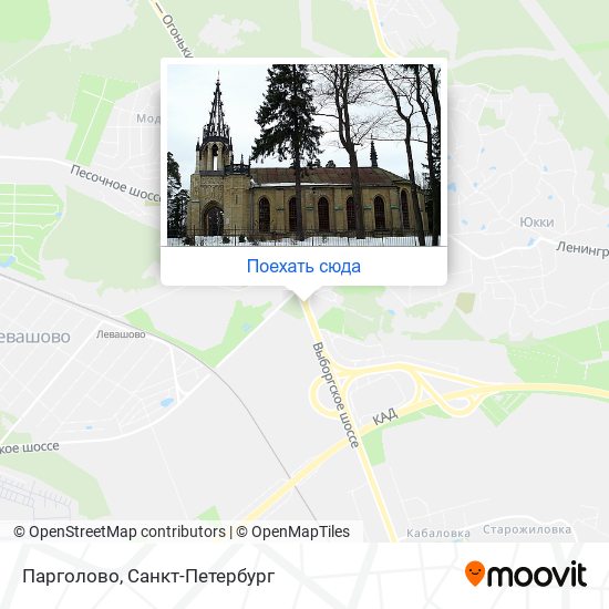 Карта Парголово