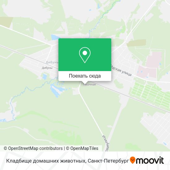 Карта Кладбище домашних животных