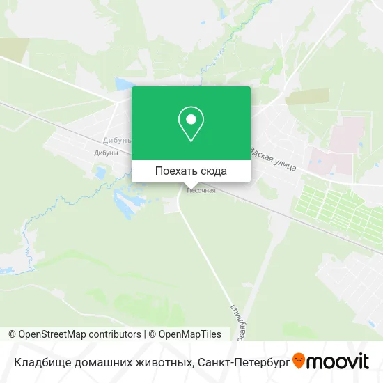 Карта Кладбище домашних животных
