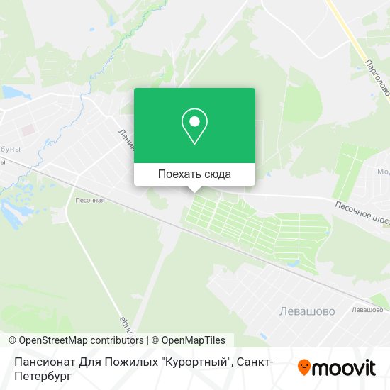 Карта Пансионат Для Пожилых "Курортный"