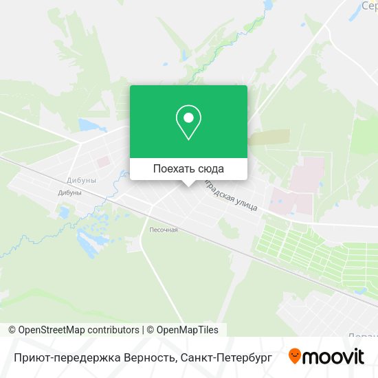 Карта Приют-передержка Верность