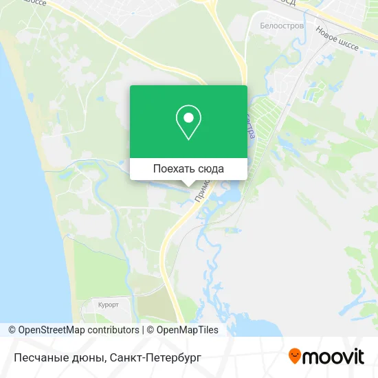 Карта Песчаные дюны