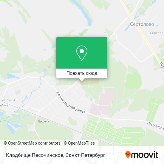 Карта Кладбище Песочинское