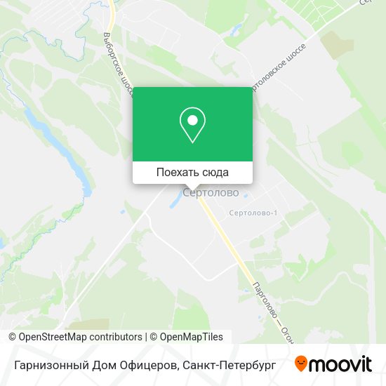 Карта Гарнизонный Дом Офицеров