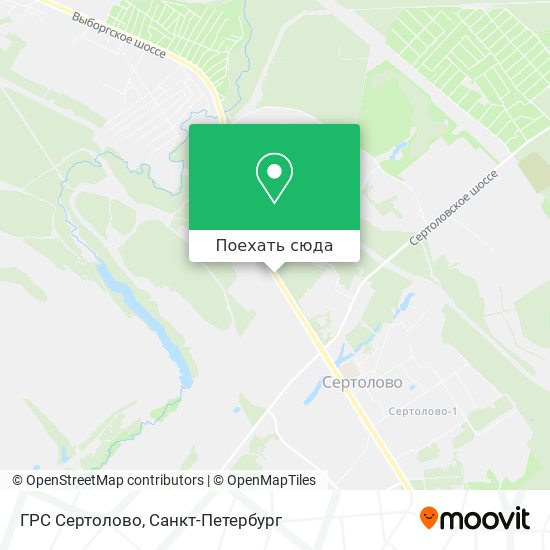Карта ГРС Сертолово