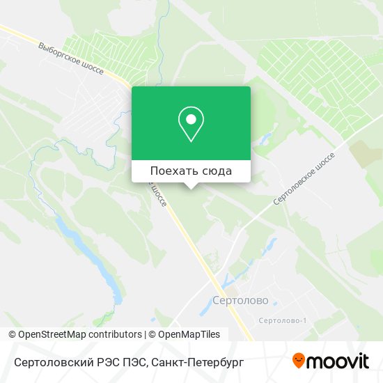 Карта Сертоловский РЭС ПЭС