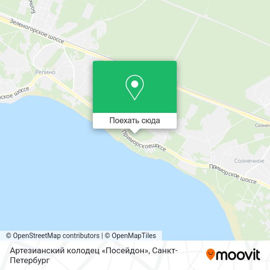 Карта Артезианский колодец «Посейдон»