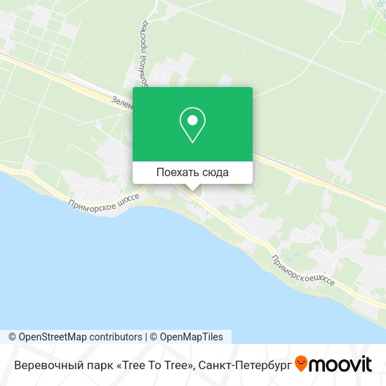 Карта Веревочный парк «Tree To Tree»