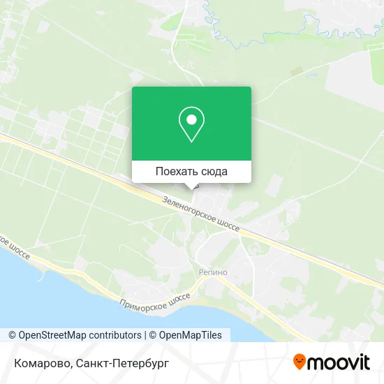 Карта Комарово