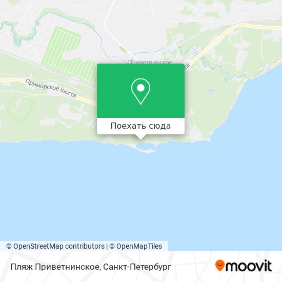 Карта Пляж Приветнинское