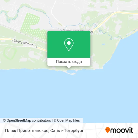 Карта Пляж Приветнинское