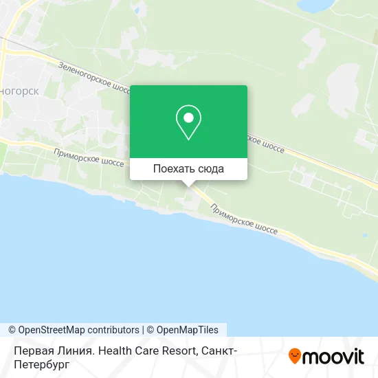 Карта Первая Линия. Health Care Resort