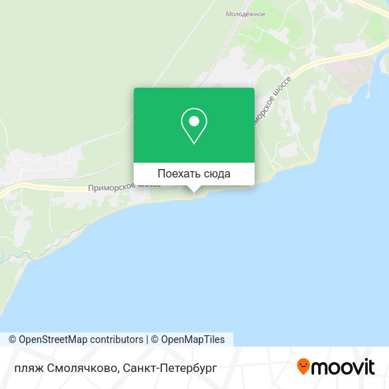 Карта пляж Смолячково
