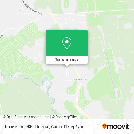 Карта Касимово, ЖК "Цветы"