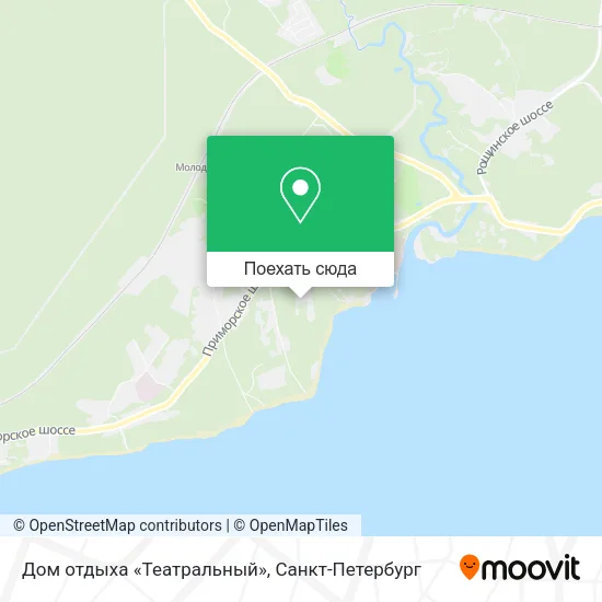 Карта Дом отдыха «Театральный»