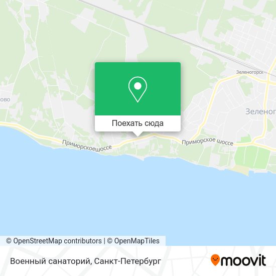 Карта Военный санаторий