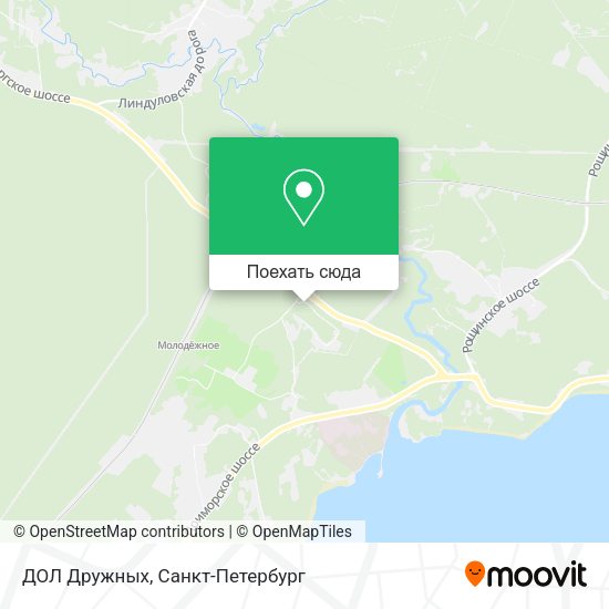 Карта ДОЛ Дружных