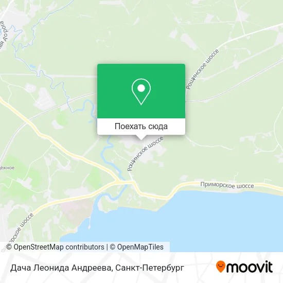 Карта Дача Леонида Андреева