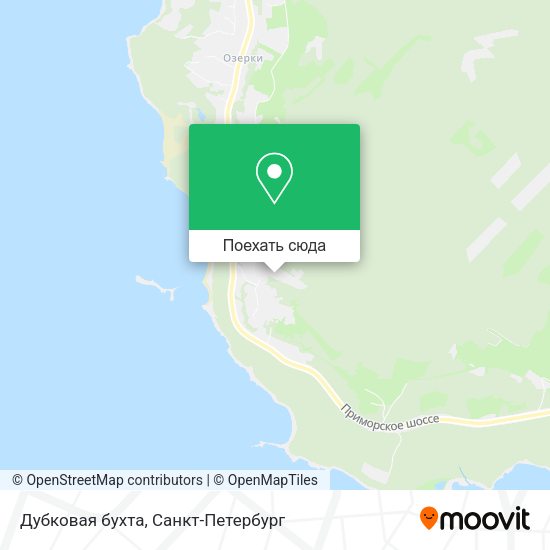 Карта Дубковая бухта