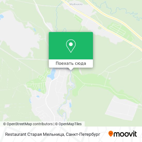 Карта Restaurant Старая Мельница