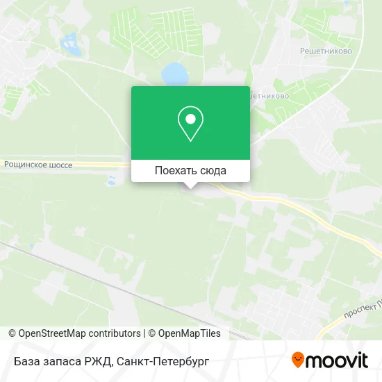 Карта База запаса РЖД