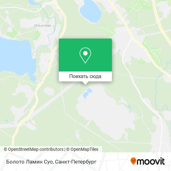 Карта Болото Ламин Суо