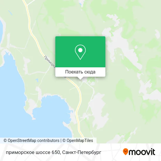 Карта приморское шоссе 650