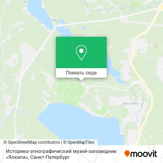 Карта Историко-этнографический музей-заповедник «Ялкала»