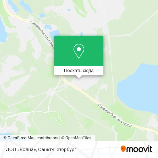 Карта ДОЛ «Волна»