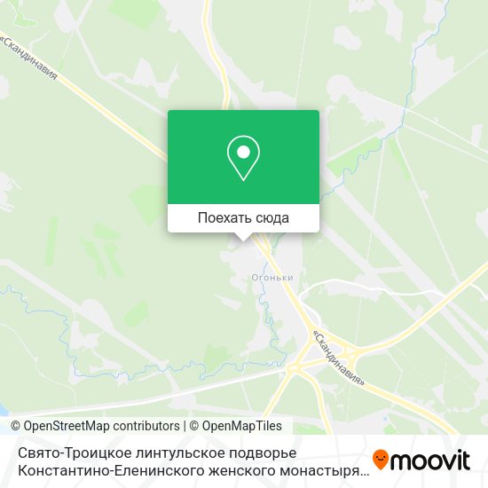 Карта Свято-Троицкое линтульское подворье Константино-Еленинского женского монастыря
