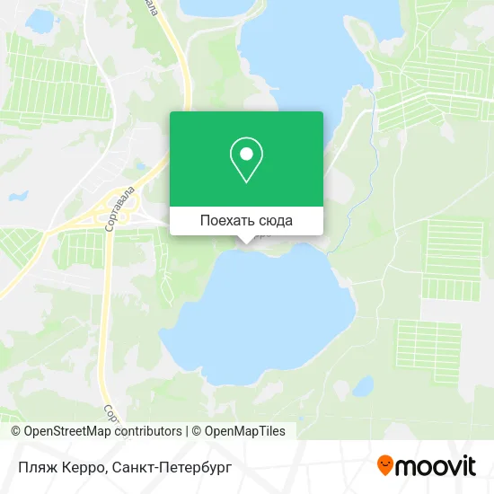 Карта Пляж Керро
