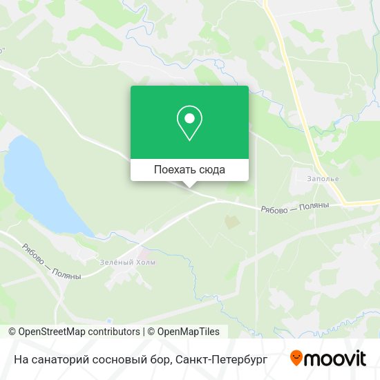 Карта На санаторий сосновый бор