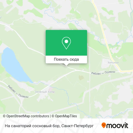 Карта На санаторий сосновый бор