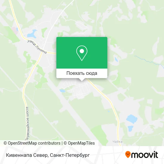 Карта Кивеннапа Север