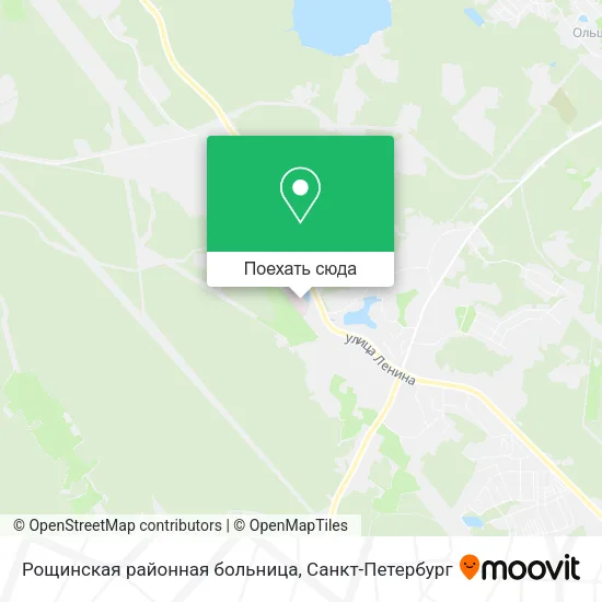 Карта Рощинская районная больница