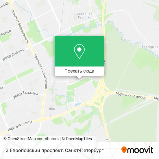 Карта 3 Европейский проспект