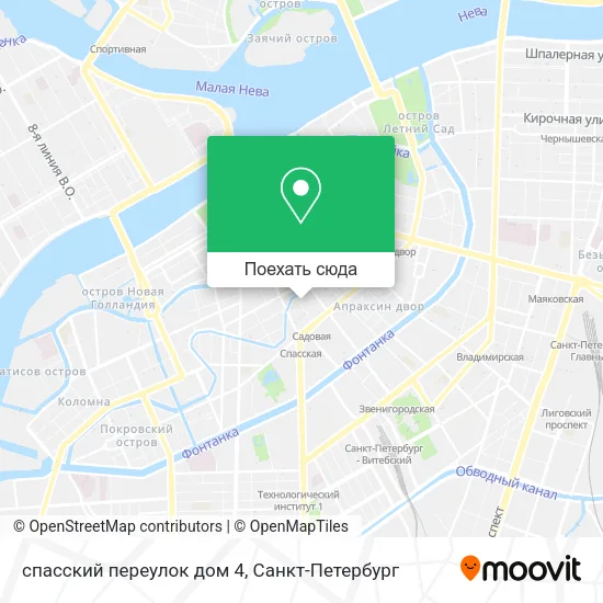 Карта спасский переулок дом 4