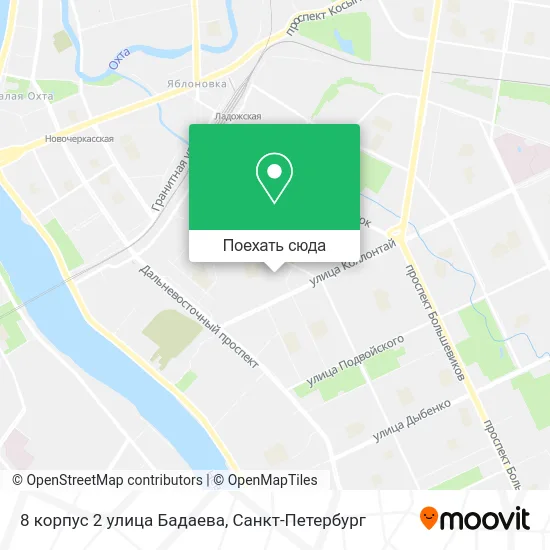 Карта 8 корпус 2 улица Бадаева