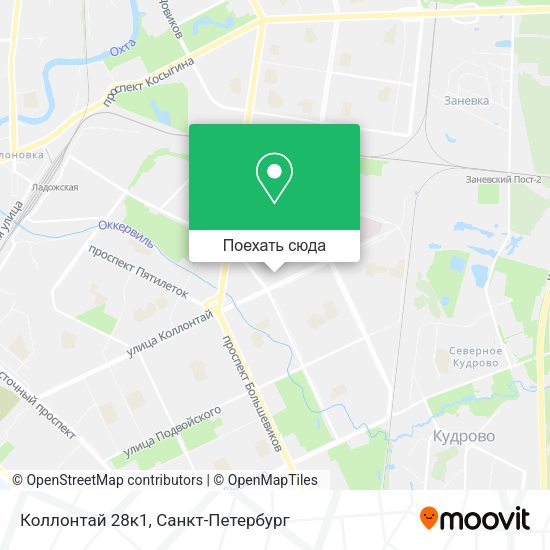 Карта Коллонтай 28к1