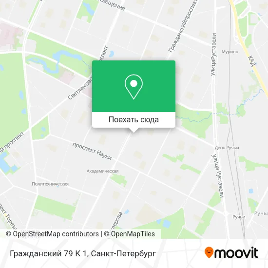 Карта Гражданский 79 К 1