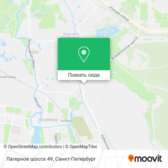 Карта Лагерное шоссе 49