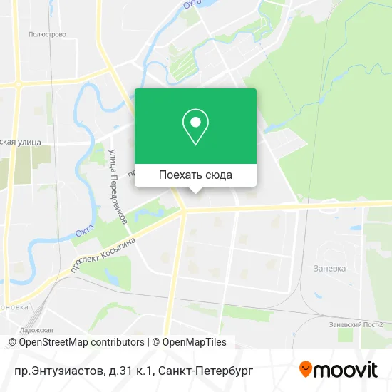 Карта пр.Энтузиастов, д.31 к.1