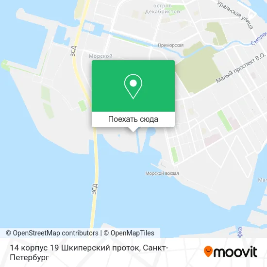Карта 14 корпус 19 Шкиперский проток