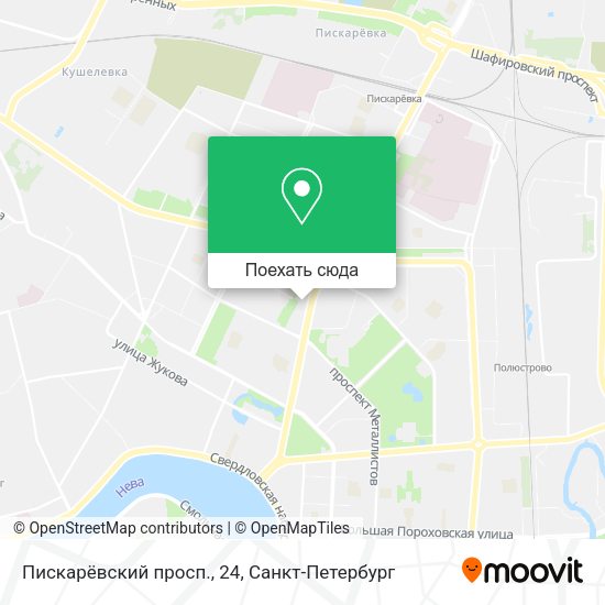 Карта Пискарёвский просп., 24