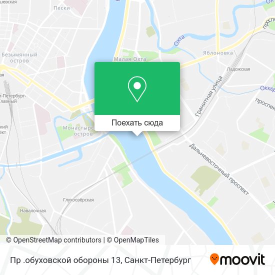 Карта Пр .обуховской обороны 13