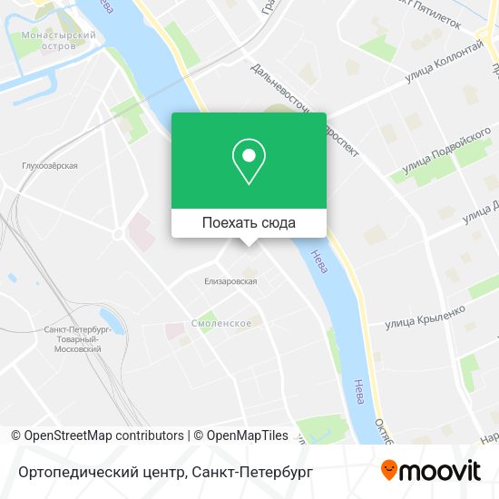 Карта Ортопедический центр