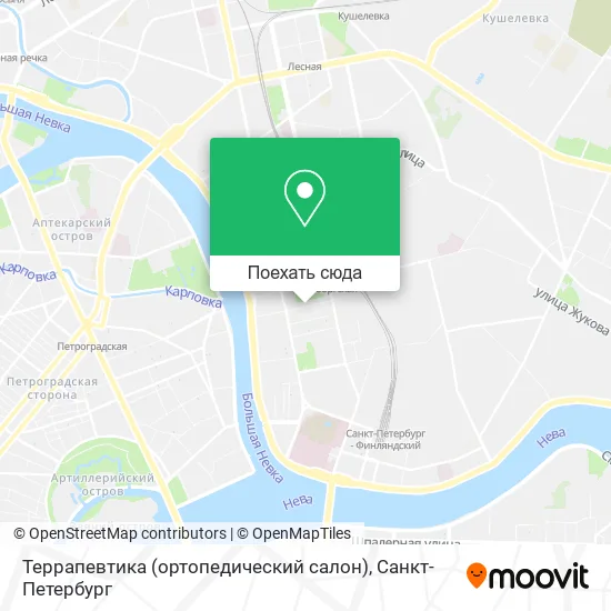 Карта Террапевтика (ортопедический салон)